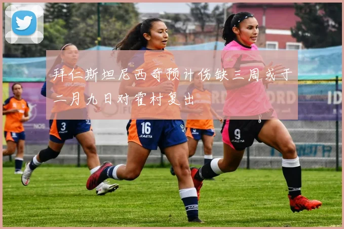 拜仁斯坦尼西奇预计伤缺三周或于二月九日对霍村复出